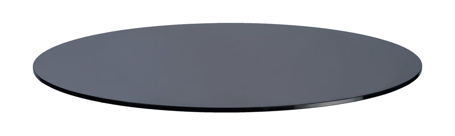 Grey Round Glass Table Top