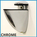 Chrome Pelican Shelf Bracket