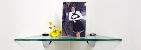 Robin Corner Glass Shelf