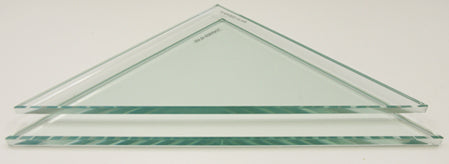 Triangle Glass Corner Shelf Only - No Brackets