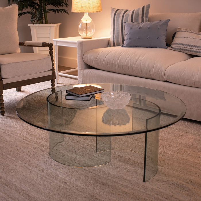 39 round glass table top