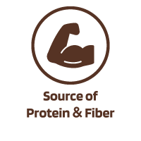 Icon Source of Protein Fibre