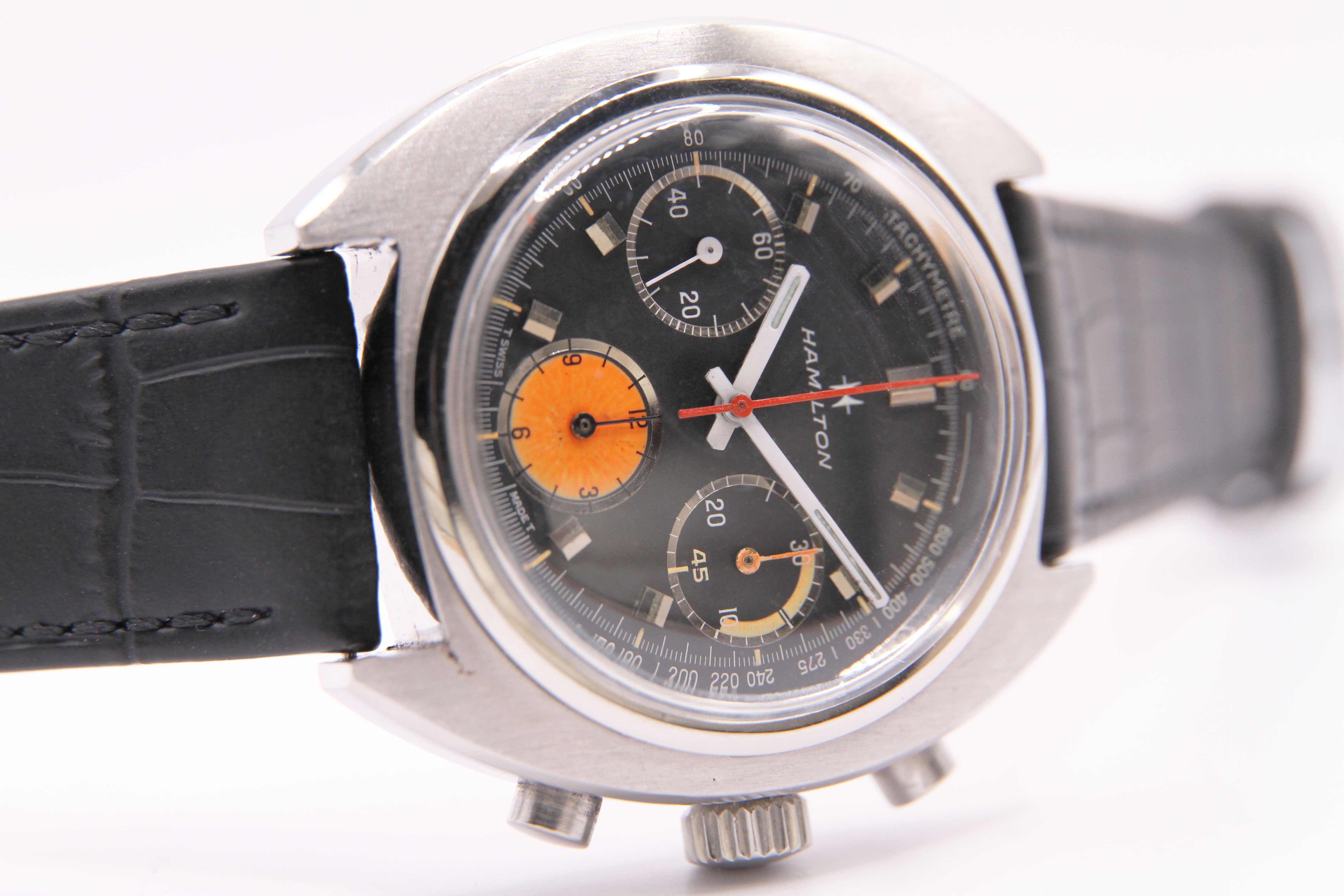 ハミルトン Gクロノグラフ 3reg / HAMILTON Vintage Chronograph Ref.640001-3 Cal.Valjoux  7736