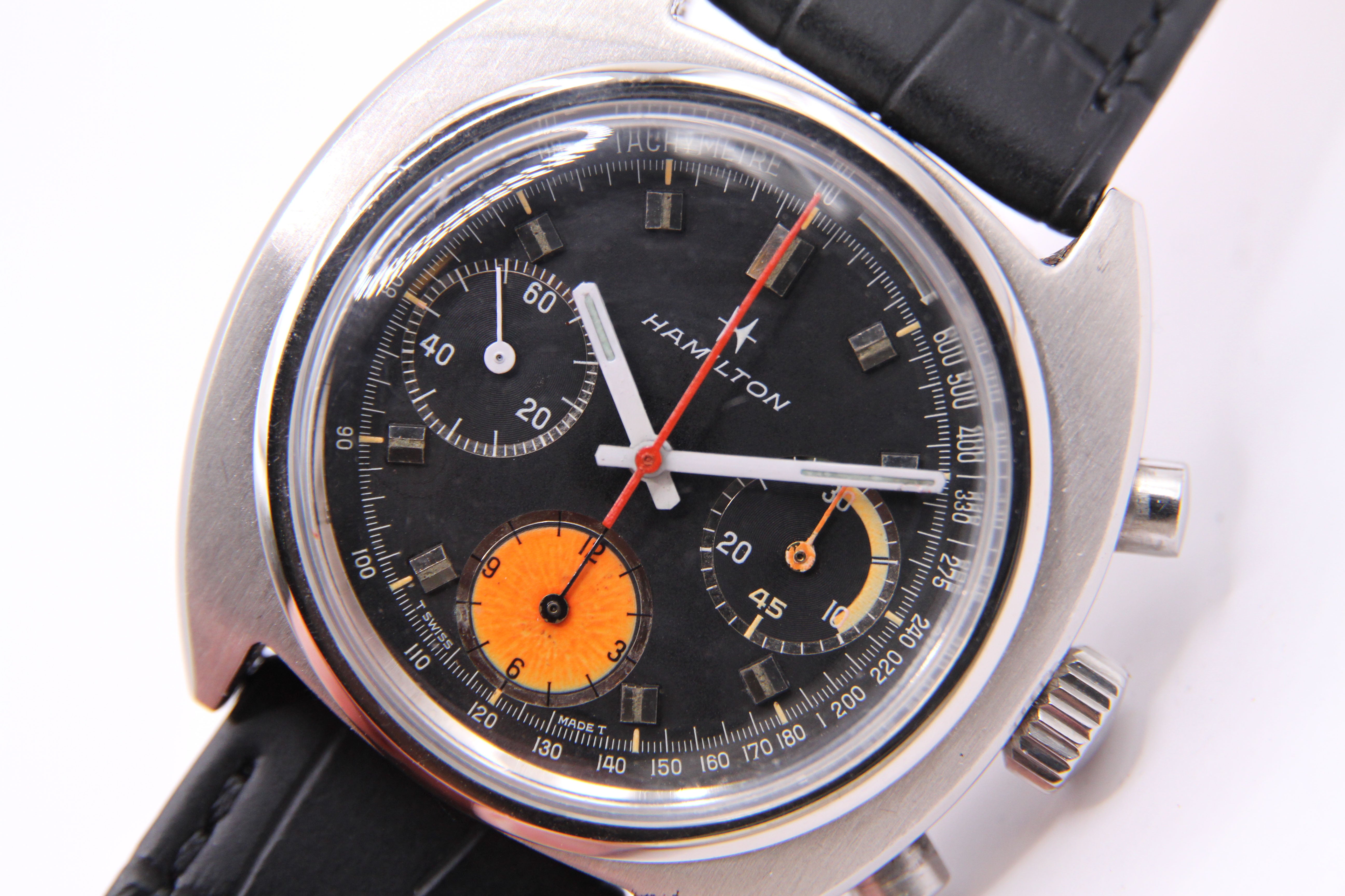 ハミルトン Gクロノグラフ 3reg / HAMILTON Vintage Chronograph Ref.640001-3 Cal.Valjoux  7736