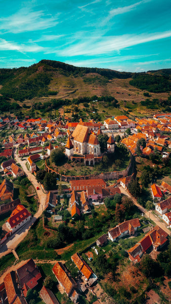 Biertan village in Romania