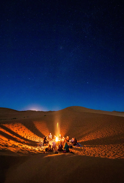 Camping under the stars Morocco
