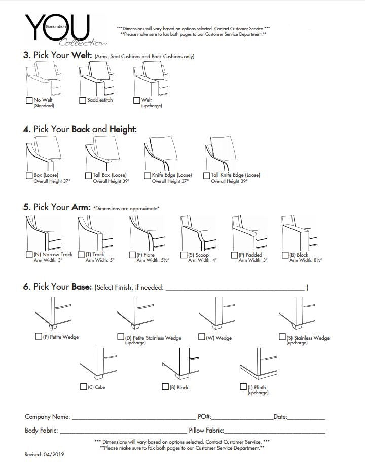 Design Your Own 8 Way Hand Tied Sofas at HomePlex Furniture Featuring USA Made Quality Furniture 