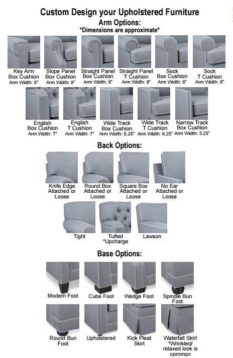 Design Your Own Pinnacle Chair at HomePlex Furniture Featuring USA Made Quality Furniture