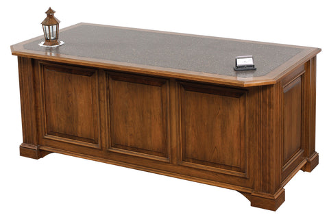 Hardwood Executive Desk Lincoln Series Office Furniture Homeplex
