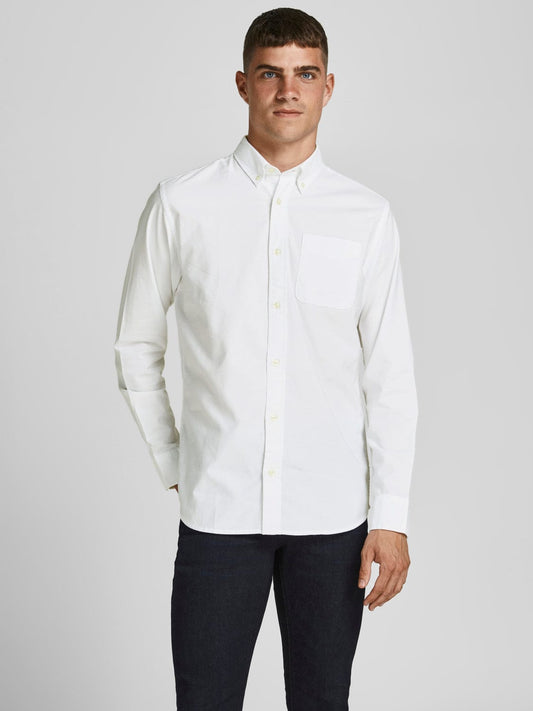 Jack & Jones PREMIUM Camisa - white/blanco 