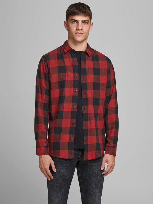 CAMISA DE CUADROS DE HOMBRE DE JACK AND JONES - Mendicoa