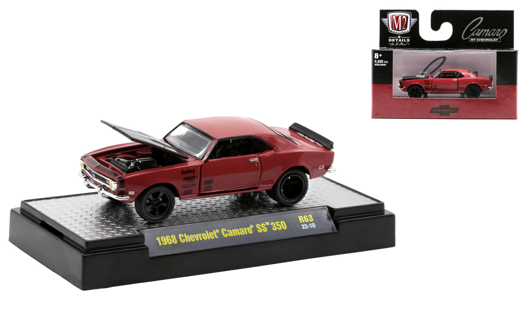 M2 - 1968 Chevrolet Camaro SS 350 *Holley*, red – DieCast Panda