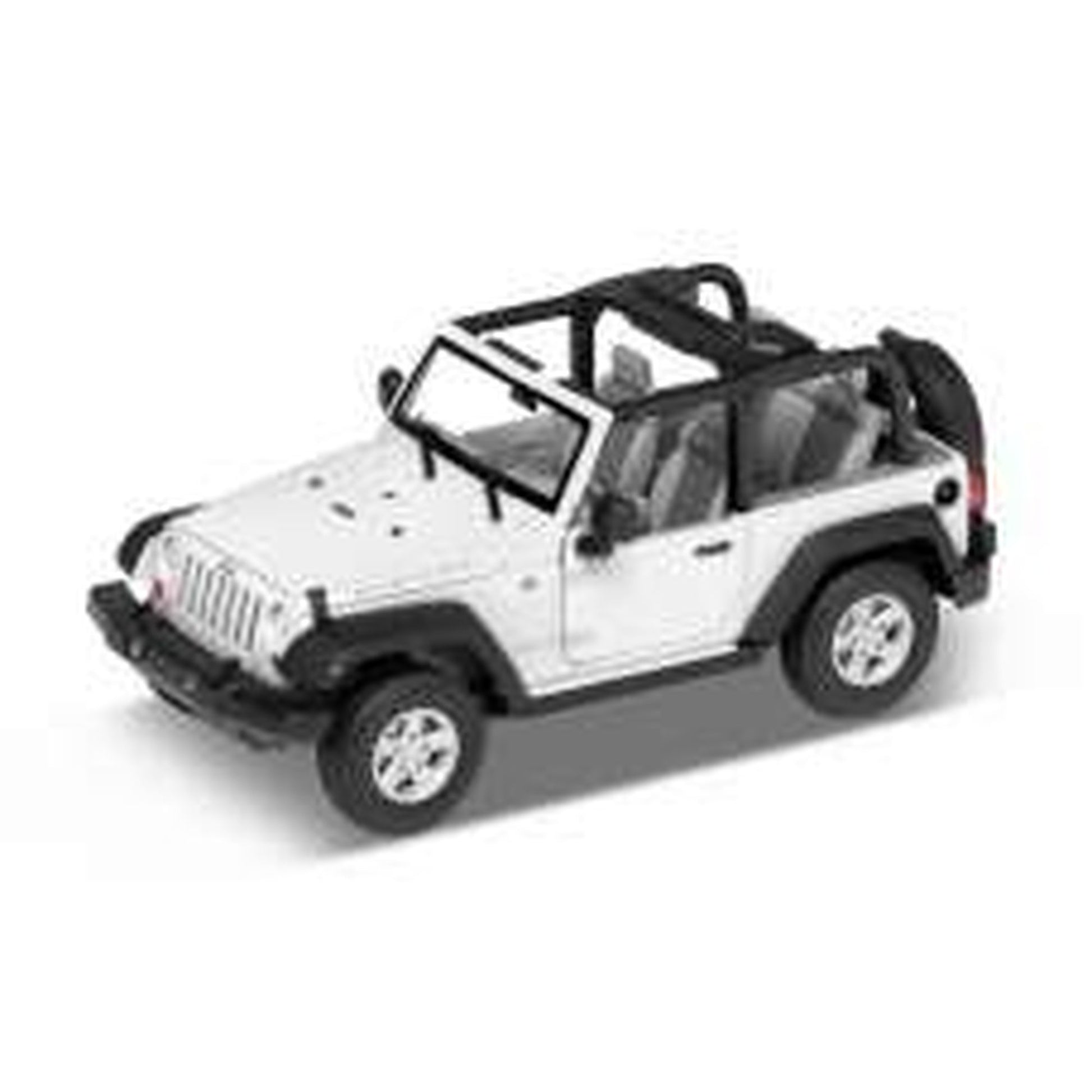 Welly - 1/24 2007 Jeep Wrangler Rubicon with open roof, white - DieCast  Panda