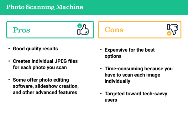 Photo Scanning Machine pros and cons