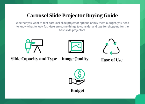 Carousel Slide Projector Buying Guide