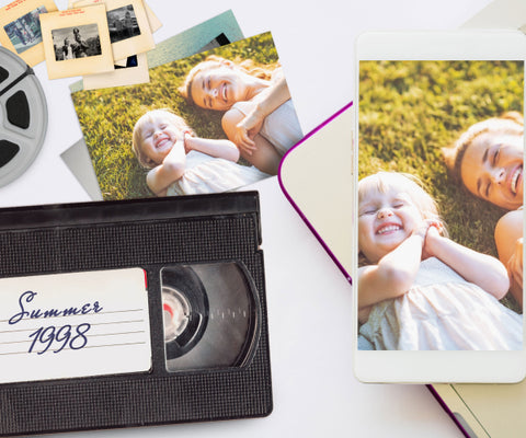 What are the best ways to transfer old home movies from VHS tapes