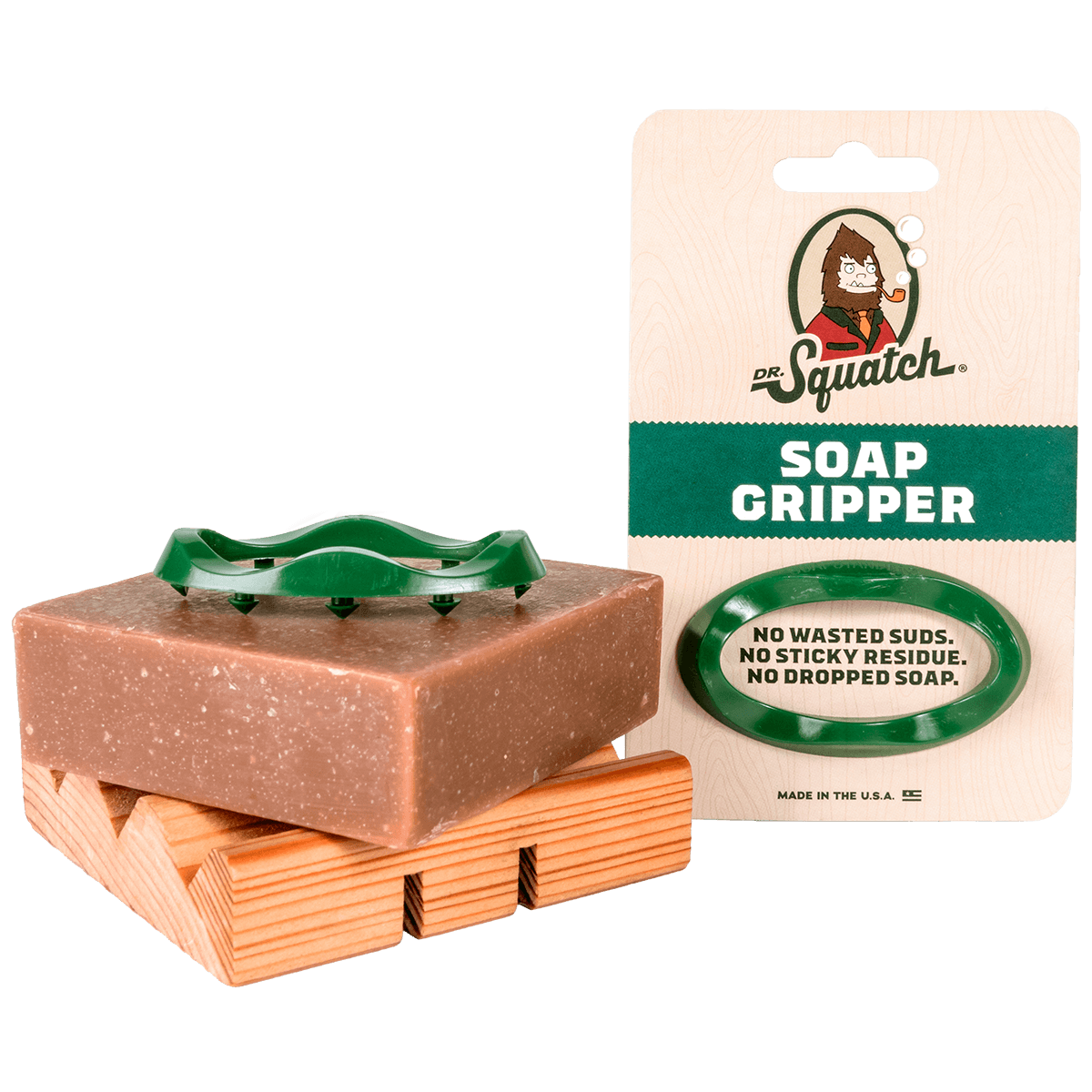 Don't Drop The Soap 👉, 🌲 Introducing the Squatch Soap Gripper! 🌲 🖐️  Enhances grip ✨ Reduces soap scum 🔶 Helps bars last longer Never drop your  soap again!, By Dr. Squatch