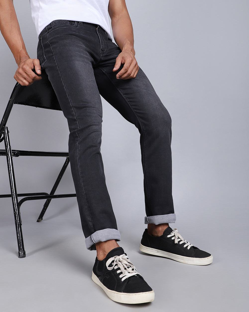 Tailored Fit Jeans-Dark Indigo