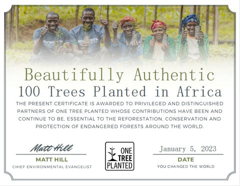 One Tree Planted Beautifully Authentic Skincare