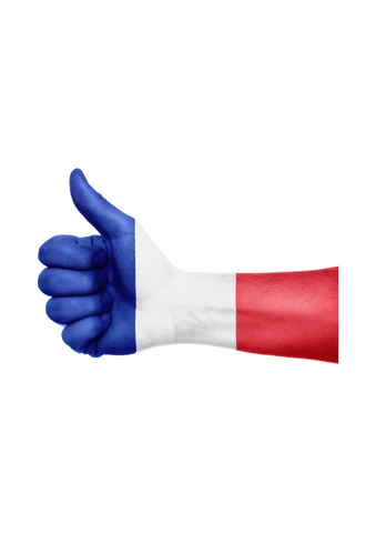 Main Bleu Blanc Rouge