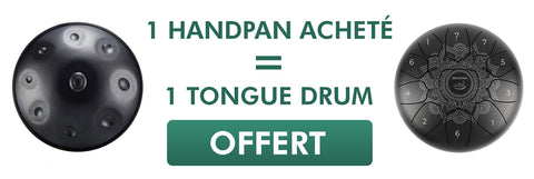 handpan acheté = tongue drum offert