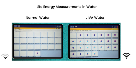 Life Energy Measurement in Water