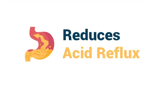 Reduces Acid Reflux 