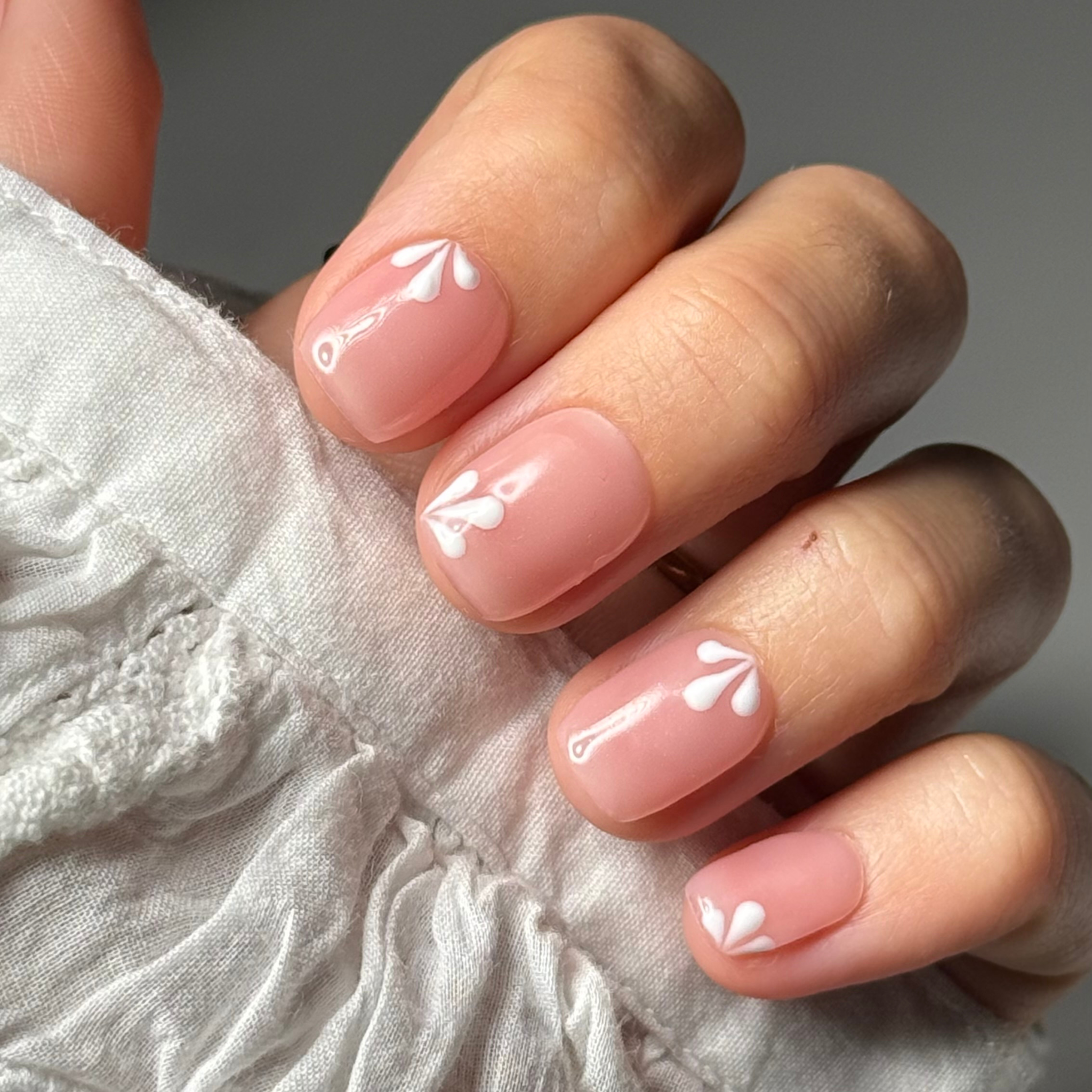 Bridal Builder Gel Nails – DIY Wedding Manicure with Heart Detail