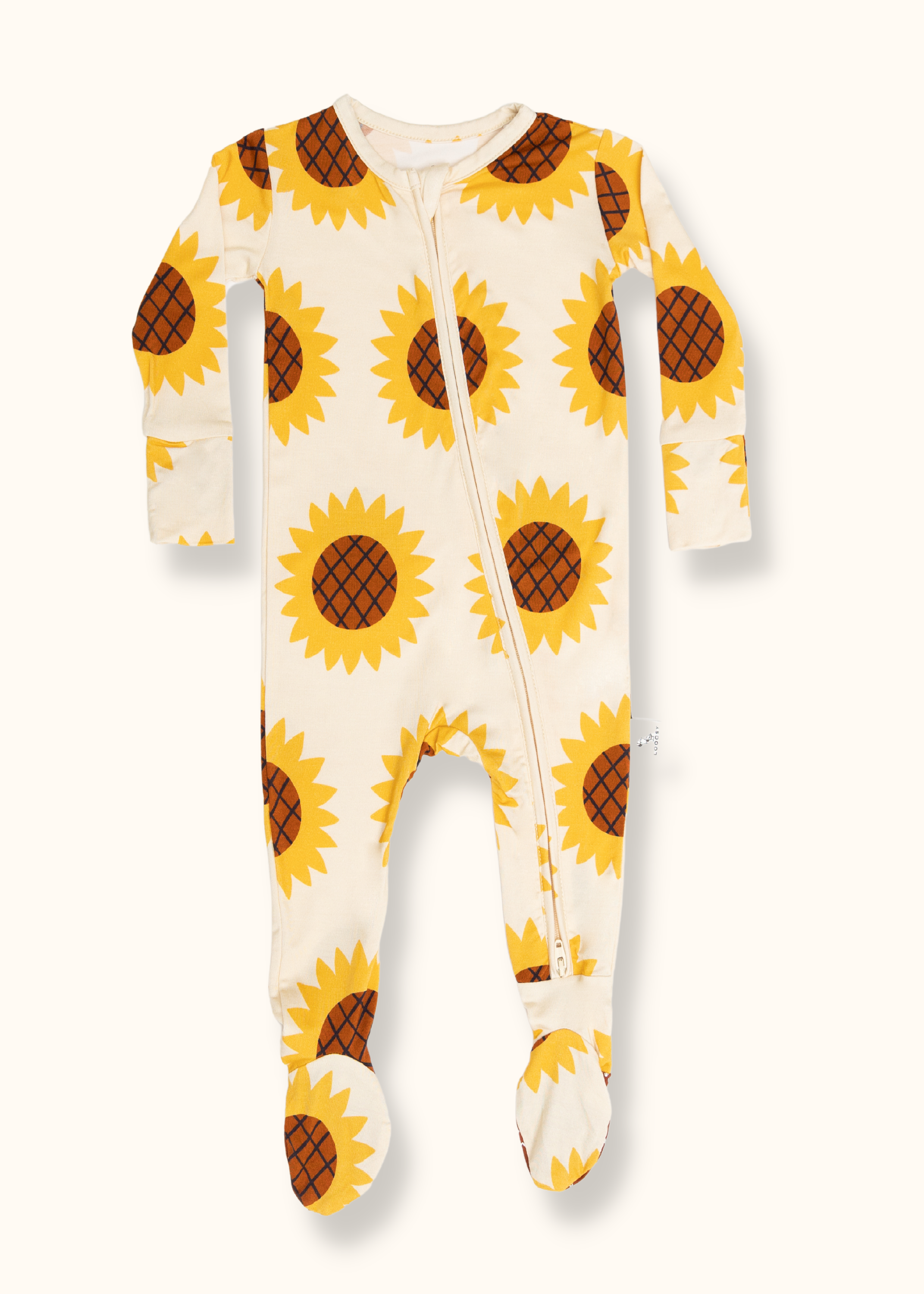 Sunflower Fields Footie Pajama - Loocsy product image