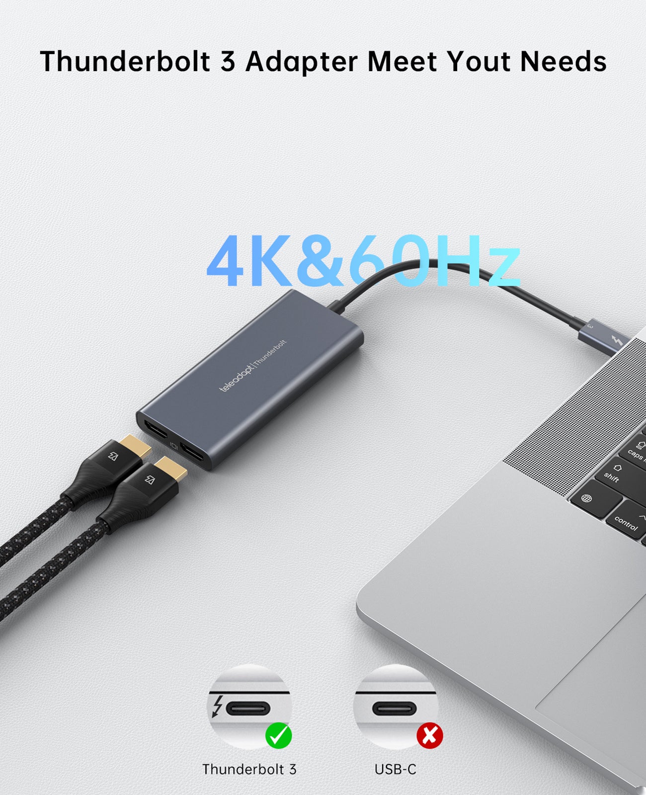 Thunderbolt to HDMI – teleadapt