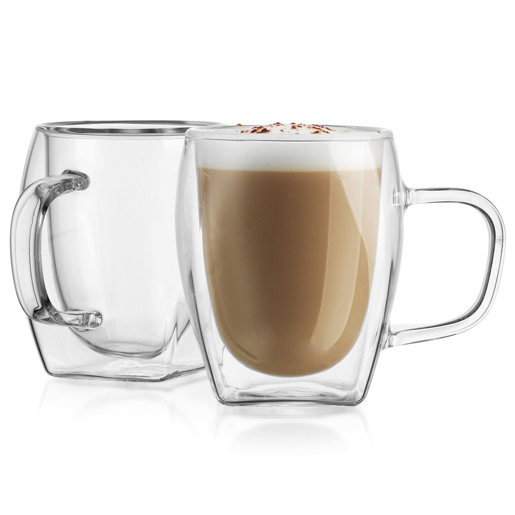 Godinger Double-Walled Tall Coffee Mug Set of 2 - 20245982