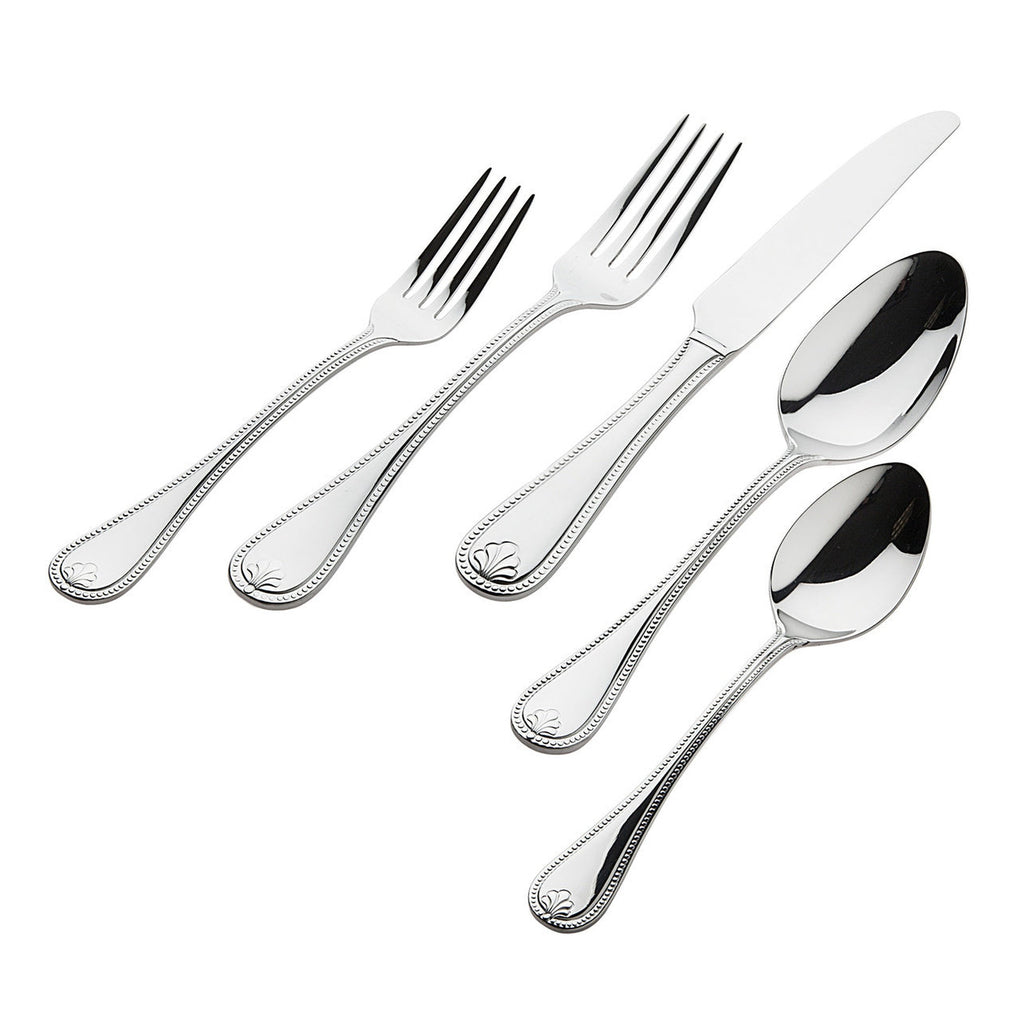 Infinity Collection Black Flatware Set 40 Pieces - Setting for 8 – Posh  Setting