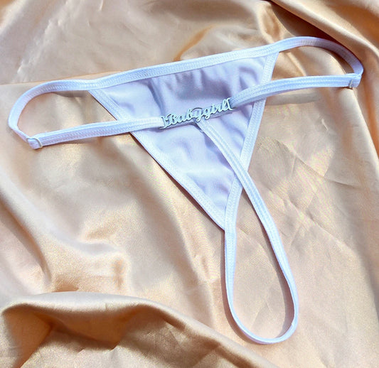 Custom Thong with Name – Milan Luxe