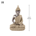 Mini Estátua do Buda em Arenito Natural: Através da Meditação e da Decoração, Encontre a Paz Interior