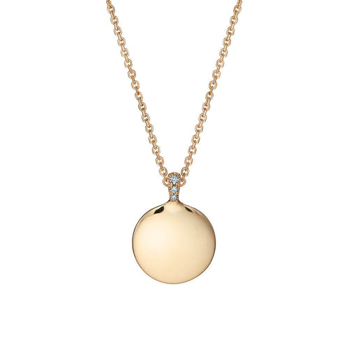 The Sirius Necklace- (Large) Solid Gold 3 discs – MurrayandMe Jewellery