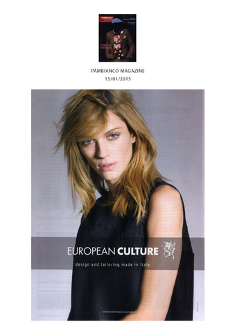 2015 Editorials of European Culture by David Peppicelli. Made in Italy. Design by David Peppicelli: CEO of European Culture. Style by David Peppicelli