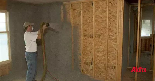 Garage-Cellulose-insulation