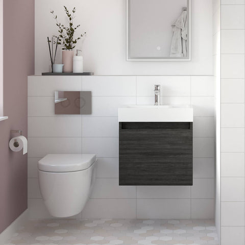 wall hung cloakroom vanity unit