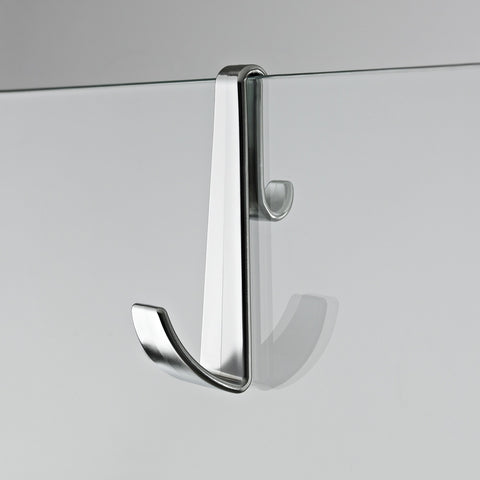 Wet room shower screen hook