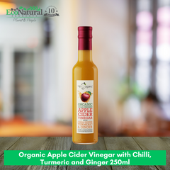 Organic Apple Cider Vinegar with Chilli, Turmeric and Ginger 250ml