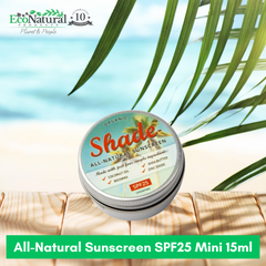 All-Natural Sunscreen SPF25 Mini 15ml