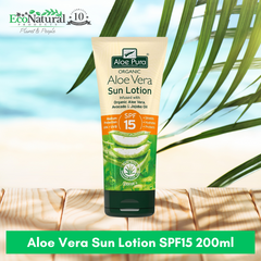 Aloe Vera Sun Lotion SPF15 200ml