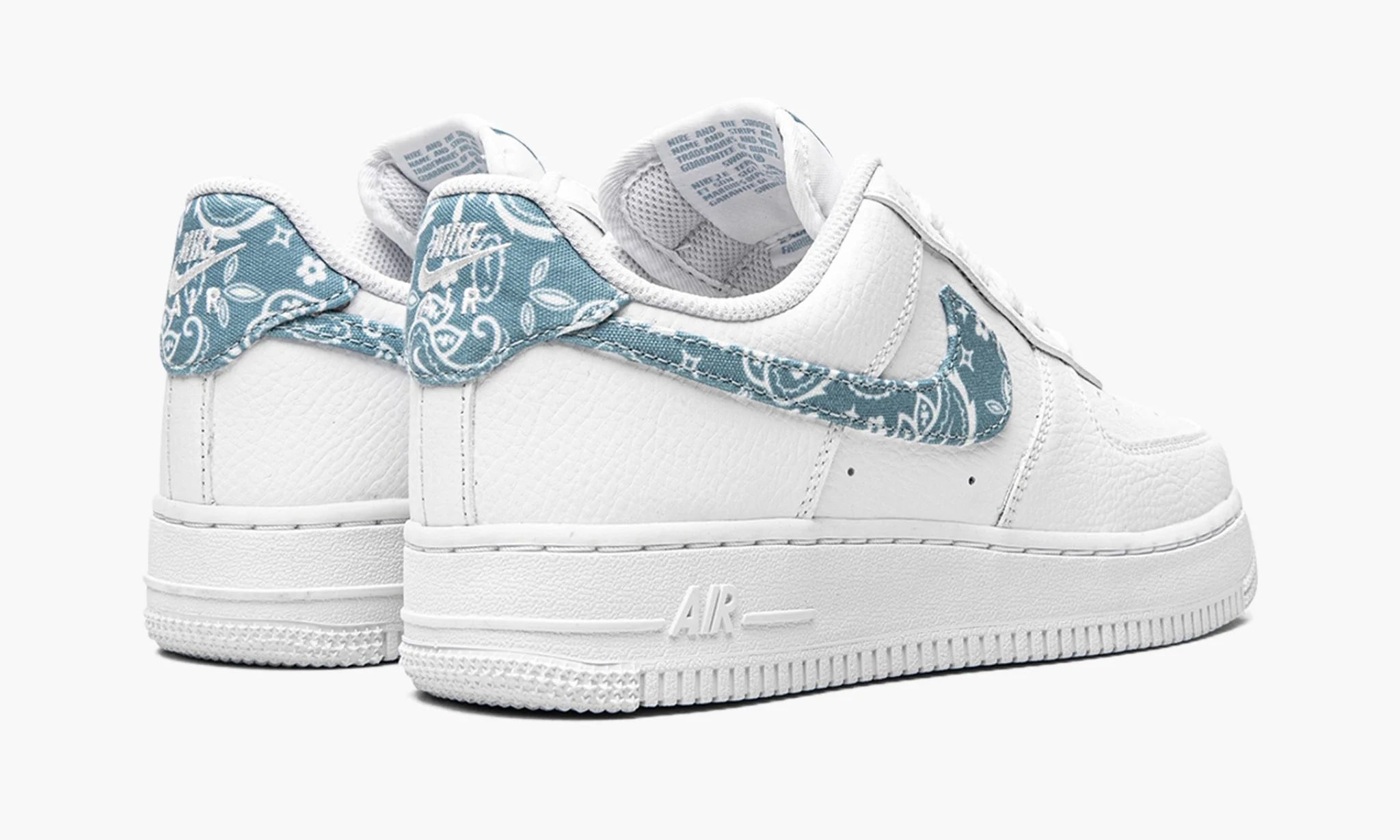 Shop Nike Air Force 1 Low Essential Worn Blue Paisley (WMNS) at 3KICKS