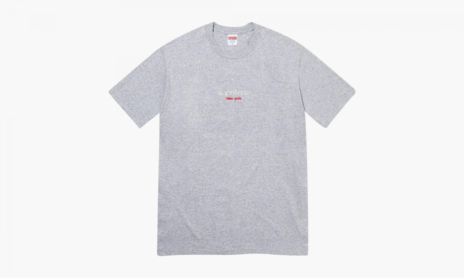 Shop Supreme Classic Logo Tee Heather Grey at 3KICKS Dubai