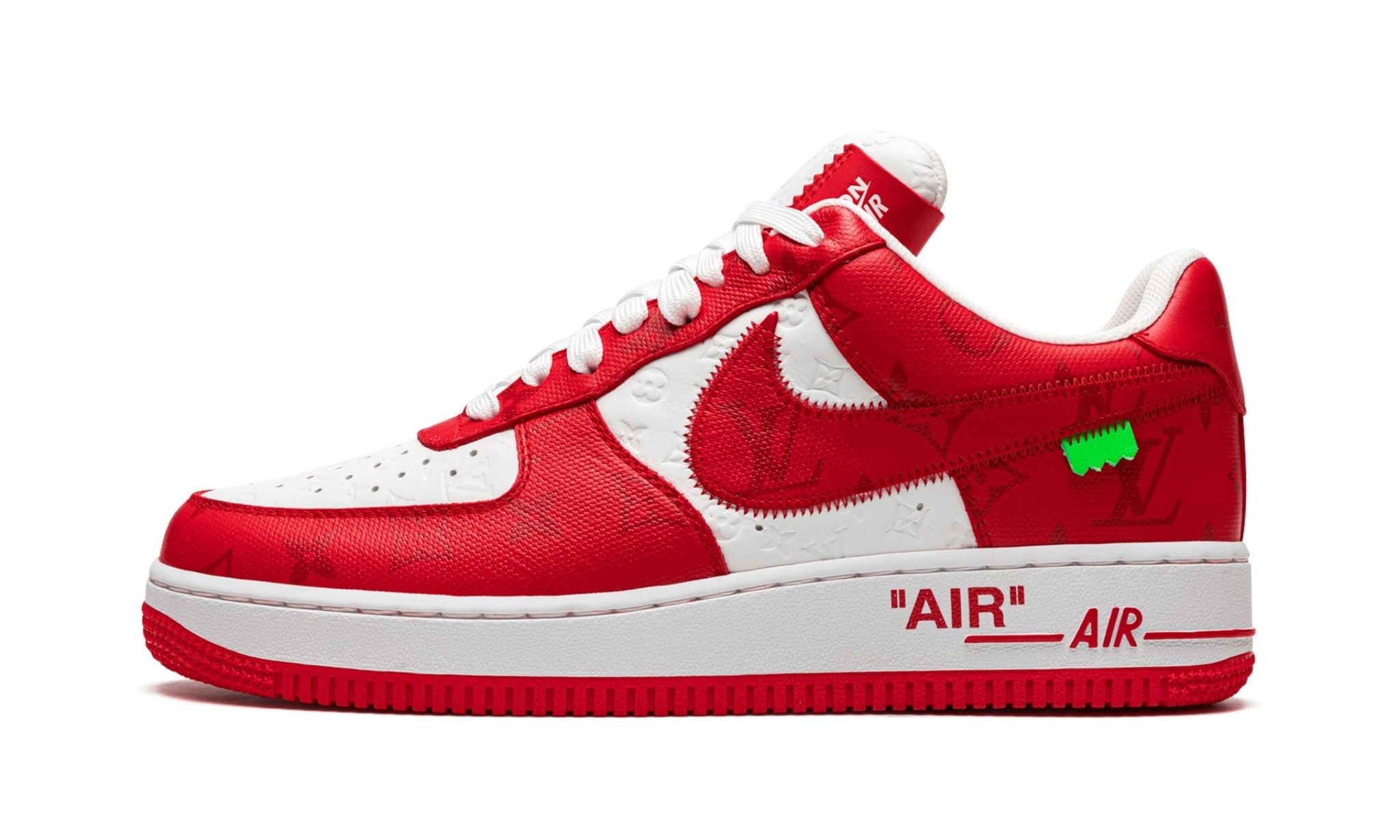 Shop Louis Vuitton x Nike Air Force 1 Low Virgil Abloh White/Green