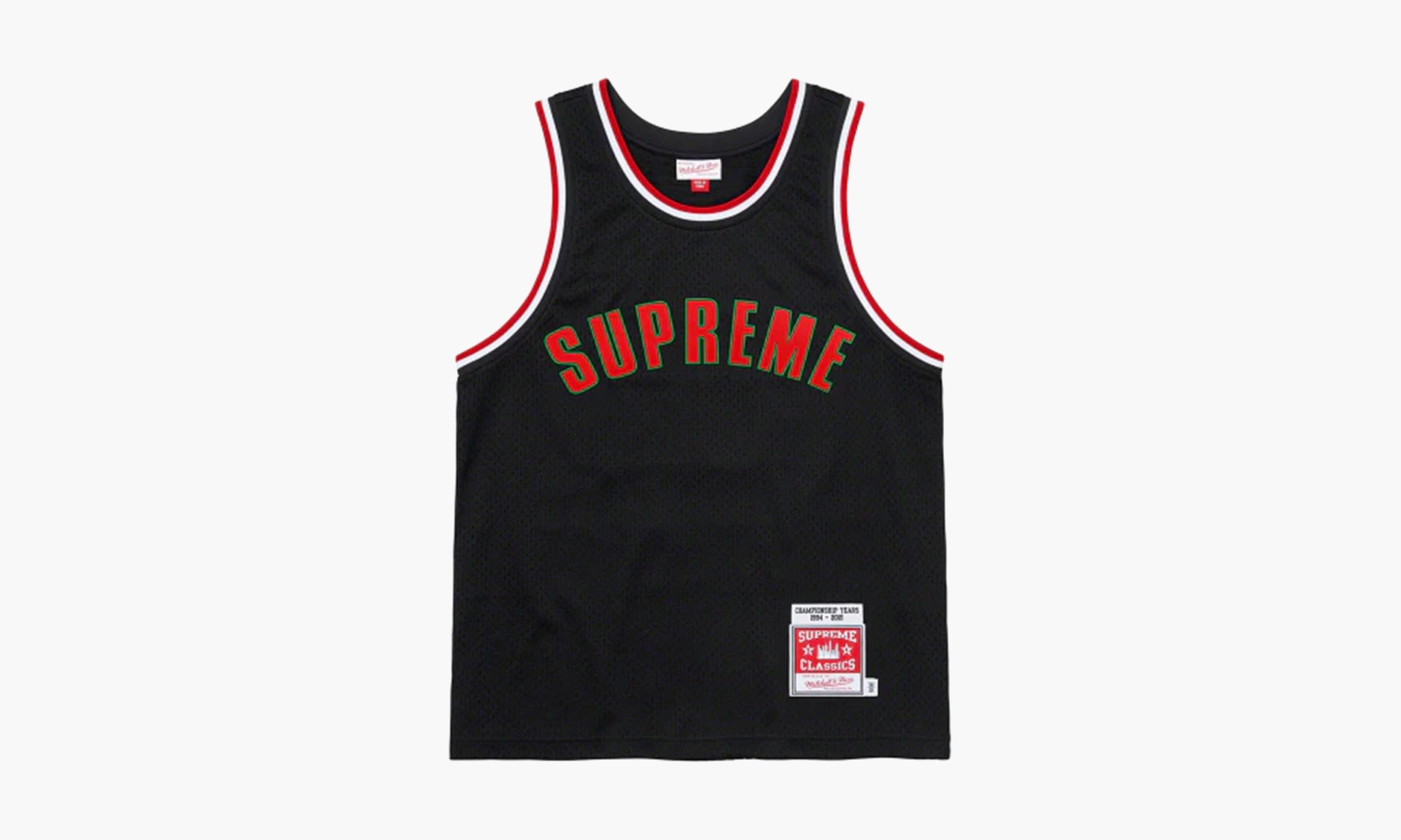 Supreme Mitchell & Ness Basketball Jersey Black – 3KICKS