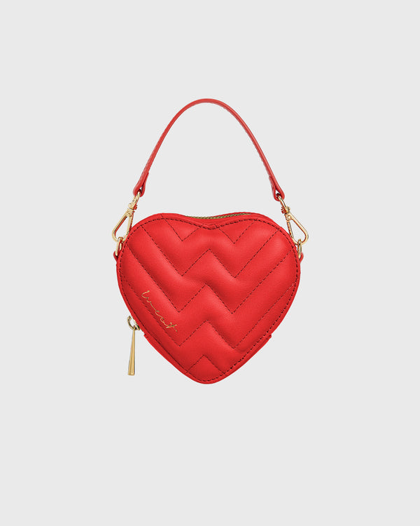 Heart Crossbody Bag - Blush