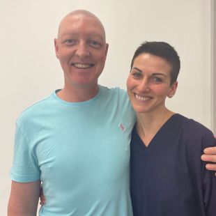 Paul with his SMP practitioner Marzena