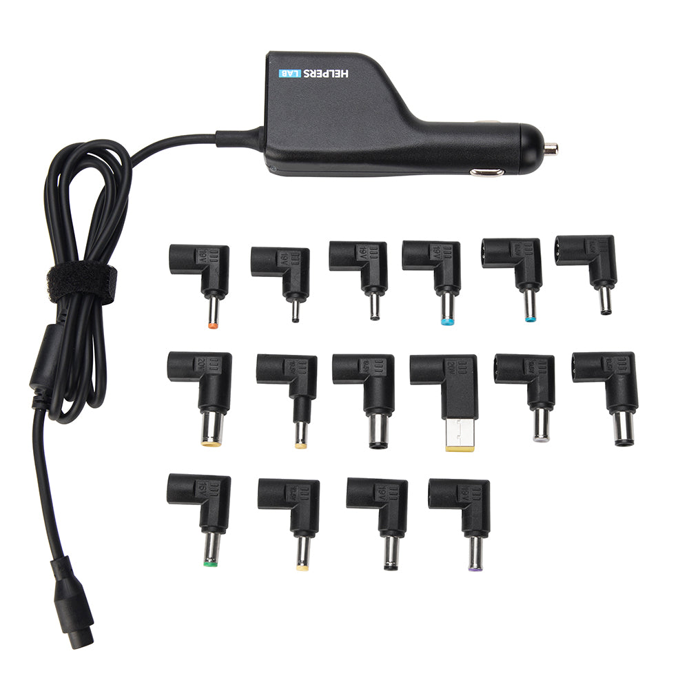 HELPERS LAB 108W Universal Laptop Car Charger 90W with  18W DC Ad –  Helpers Lab