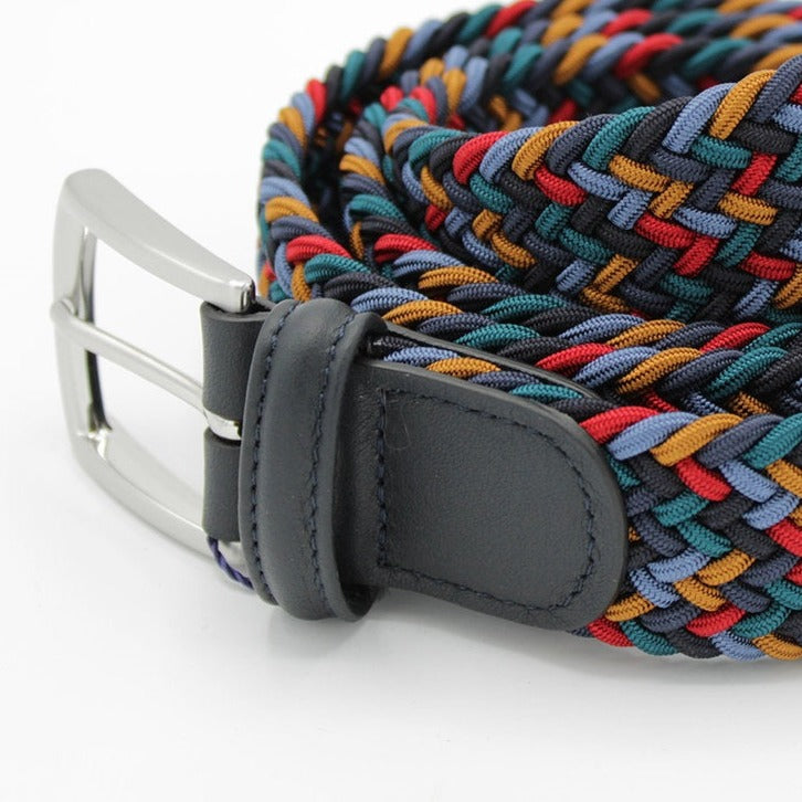 Anderson's Woven Elasticated Multicoloured Belt